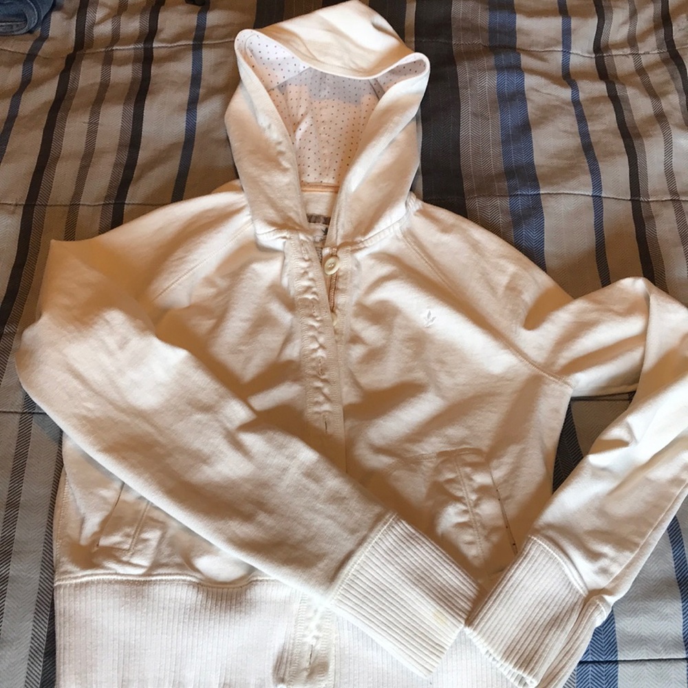 Aerie hoodie jacket Small White